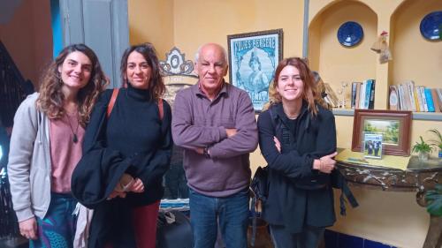 a group of people standing in a room at La Maison Haute Larache Morocco in Larache