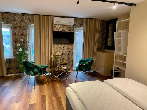 Postel nebo postele na pokoji v ubytování Boutique hotel ZBILJE