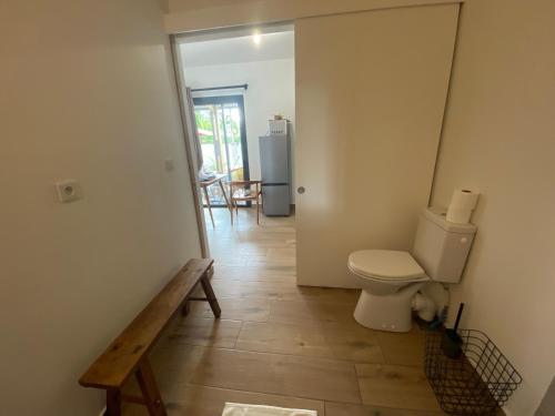 Ванная комната в O Coeur de l ouest bungalow Vanille Bourbon