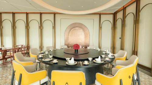 Χώρος καθιστικού στο Hainan Sangem Moon Hotel