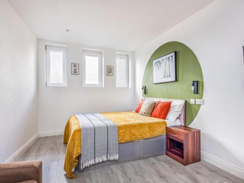 Katil atau katil-katil dalam bilik di Stylish Studio Apartment