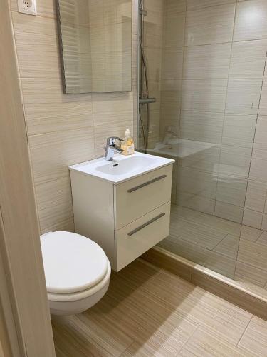 Vízipók apartmanにあるバスルーム