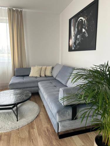 Χώρος καθιστικού στο VApartment Poprad, view of the Tatras, private parking