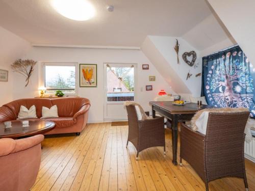 Posezení v ubytování 194 Fewo Dat LütjeHuus mit Dachterrasse im ersten Stock