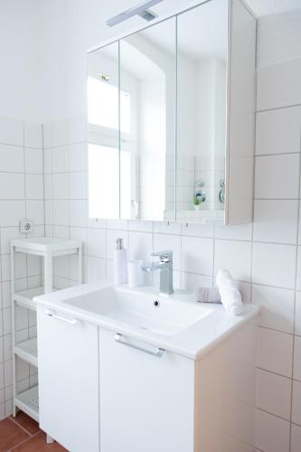 Ένα μπάνιο στο Lemsdorfer Apartments Magdeburg