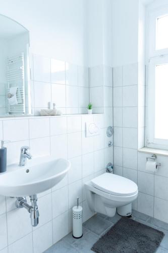 Ένα μπάνιο στο Lemsdorfer Apartments Magdeburg