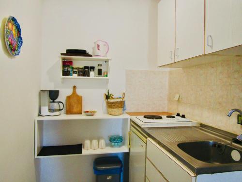 Dapur atau dapur kecil di Star Studios Paros