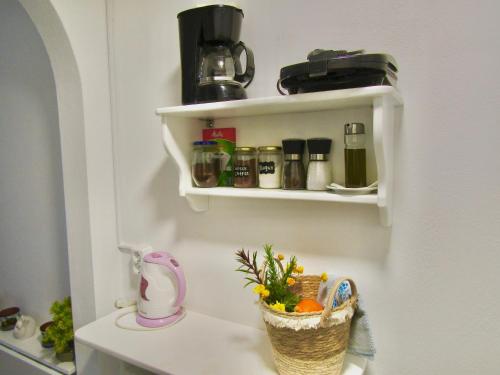 Dapur atau dapur kecil di Star Studios Paros