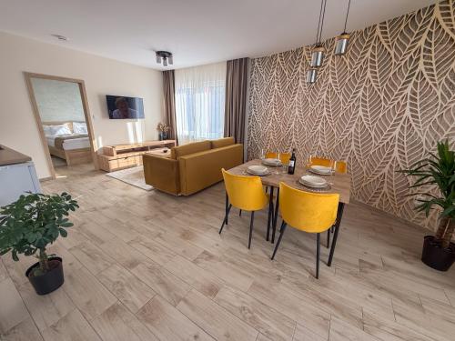 TV a/nebo společenská místnost v ubytování Viola Apartman
