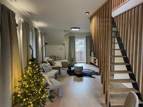 Un lugar para sentarse en Apartmány Kellov Dom