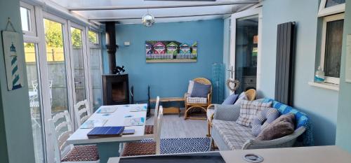 Istumisnurk majutusasutuses Beach house Mablethorpe Stylish Spacious, 2 bedrooms sleeps 6 200m to beach