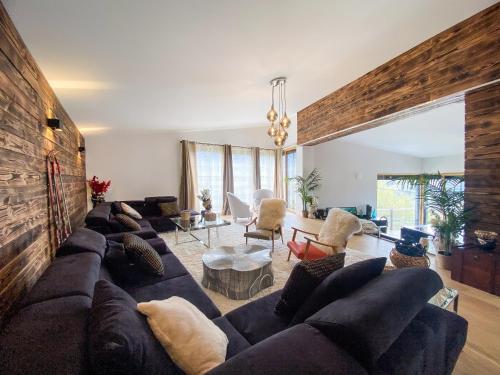Χώρος καθιστικού στο Villa d'excellence vue lac
