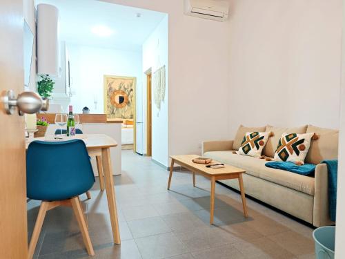 Posezení v ubytování Apartamento del Mercado Little Apartments