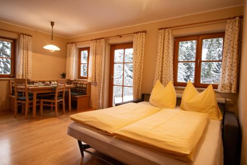 Katil atau katil-katil dalam bilik di Appartement Berglerhof