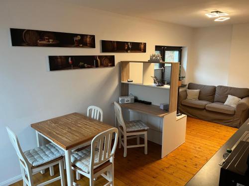 Posezení v ubytování Ferienwohnung Am Langenberg
