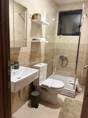 Koupelna v ubytování Apartmani SOVA
