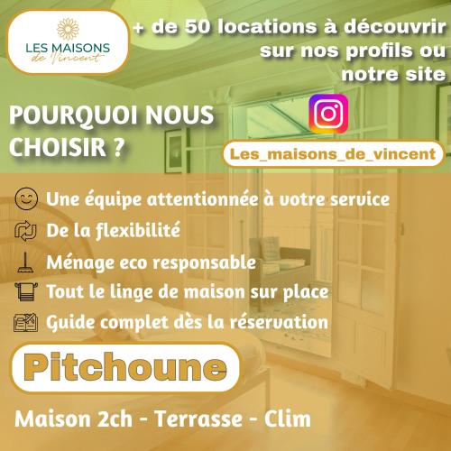 une capture d'écran d'un message sur une pièce dans l'établissement Pitchoune - Maison avec climatisation, à Arles