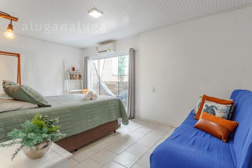 Postel nebo postele na pokoji v ubytování Casa pé na areia SC - Espaço completo