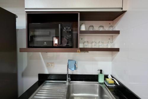 Dapur atau dapur kecil di Baan Sukhumvit14