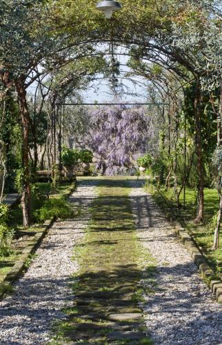 Un jardín fuera de Chalet Lidia
