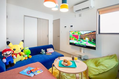 90m2 4bed rooms 6beds 2baths for Max 12 pax