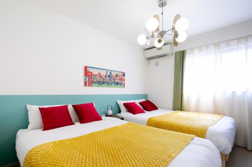 90m2 4bed rooms 6beds 2baths for Max 12 pax