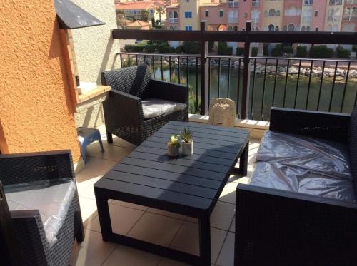 Le Barcarès - Bel appartement climatisé - Piscine chauffée