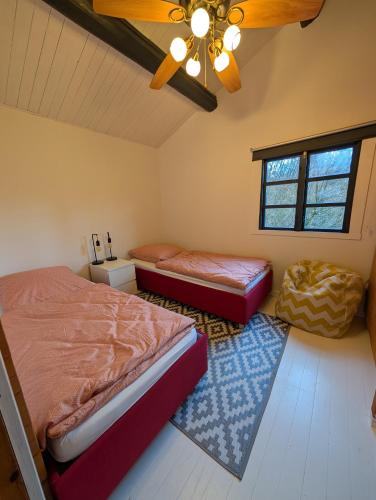 Ένα ή περισσότερα κρεβάτια σε δωμάτιο στο Tilli's Haus