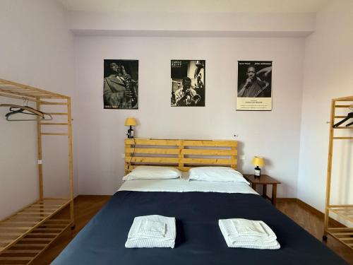 Letto o letti in una camera di Santo Spirito