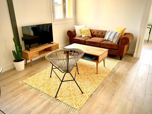 Luminoso apartamento en San Sebastian con aire acondicionado