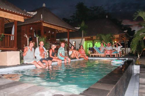 Επισκέπτες που μένουν στο Seaside Huts Lembongan