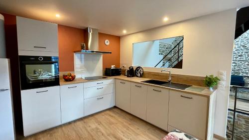 Dapur atau dapur kecil di Loft de Jojotte