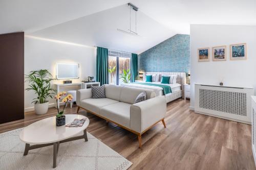Χώρος καθιστικού στο Hillora Hotel Buyukada