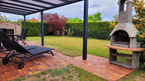 Κήπος έξω από το Ferienwohnung am Plauer See
