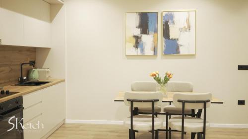 SKetch Apartmentsにあるキッチンまたは簡易キッチン