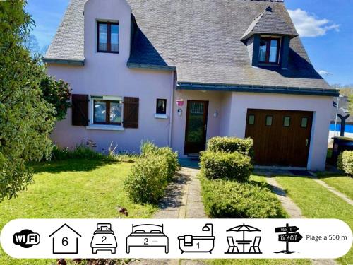 Maison 6Pers, proche plages et commerces Guidel