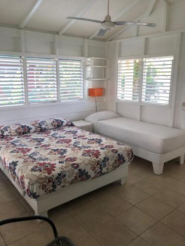 Cama o camas de una habitación en Hotel Casa Robinson