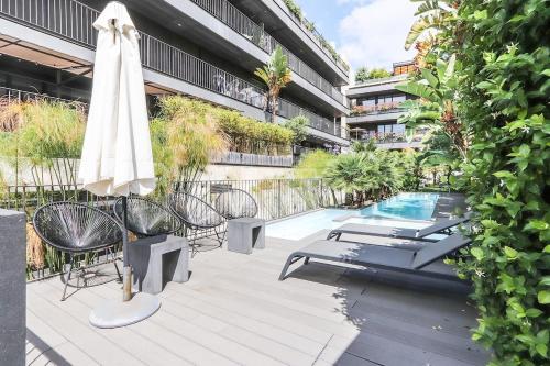 Alcantara Lovely With Balcony 2 Bdr Apt with AC