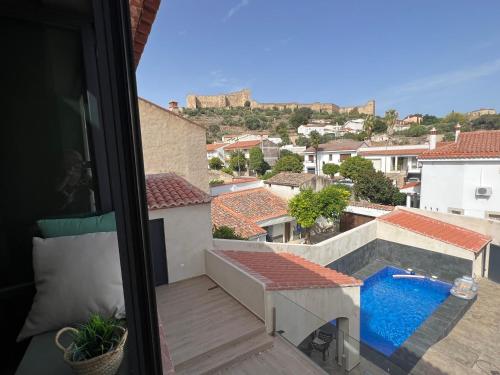Balkón nebo terasa v ubytování Grupo García de Paredes apartamentos turísticos