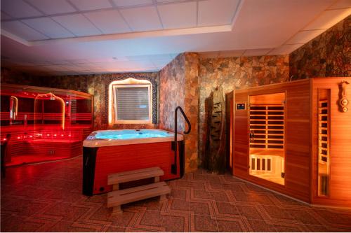 Postel nebo postele na pokoji v ubytování Hotel Zenubia