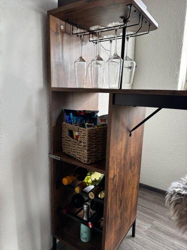 Una cocina o zona de cocina en Haus Wildblick