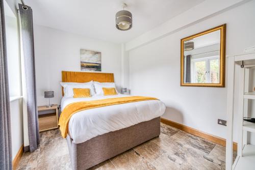 Katil atau katil-katil dalam bilik di Beautiful cottage in New Forest, Perfect for Two