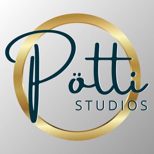 a vector illustration of hindu symbols in a gold circle at Pötti Studios in Zupfing