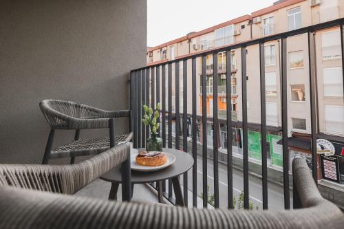 Posezení v ubytování Moon apartment 2
