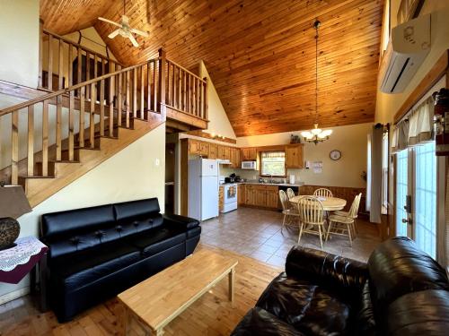 Zona d'estar a Stanhope Cottages