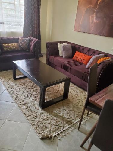 Posezení v ubytování Marvel 2bdrm fully furnished at 360 luxury in Kitale