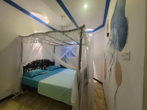 Postel nebo postele na pokoji v ubytování JIB Hostel RestoBar