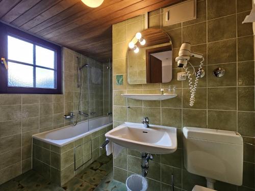 Koupelna v ubytování Arrivel am Bergson - bisher Hotel Neuner