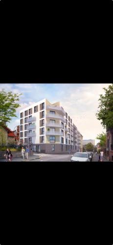 Das Gebäude in dem sich die Ferienwohnung befindet