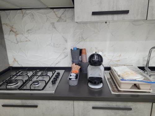 Dapur atau dapur kecil di Irma's House